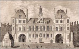 Hôtel de Ville de Paris <br>      Au 16ème siècle
