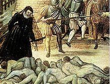 Le massacre de la Saint-Barthélemy (détail) par François Dubois